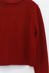SWAYING 25 Early Spring Wool Pocket Cardigan/Skirt SW-SW25PS1T17-HONG Red Top SW25PS1T17 SW25PS3B09